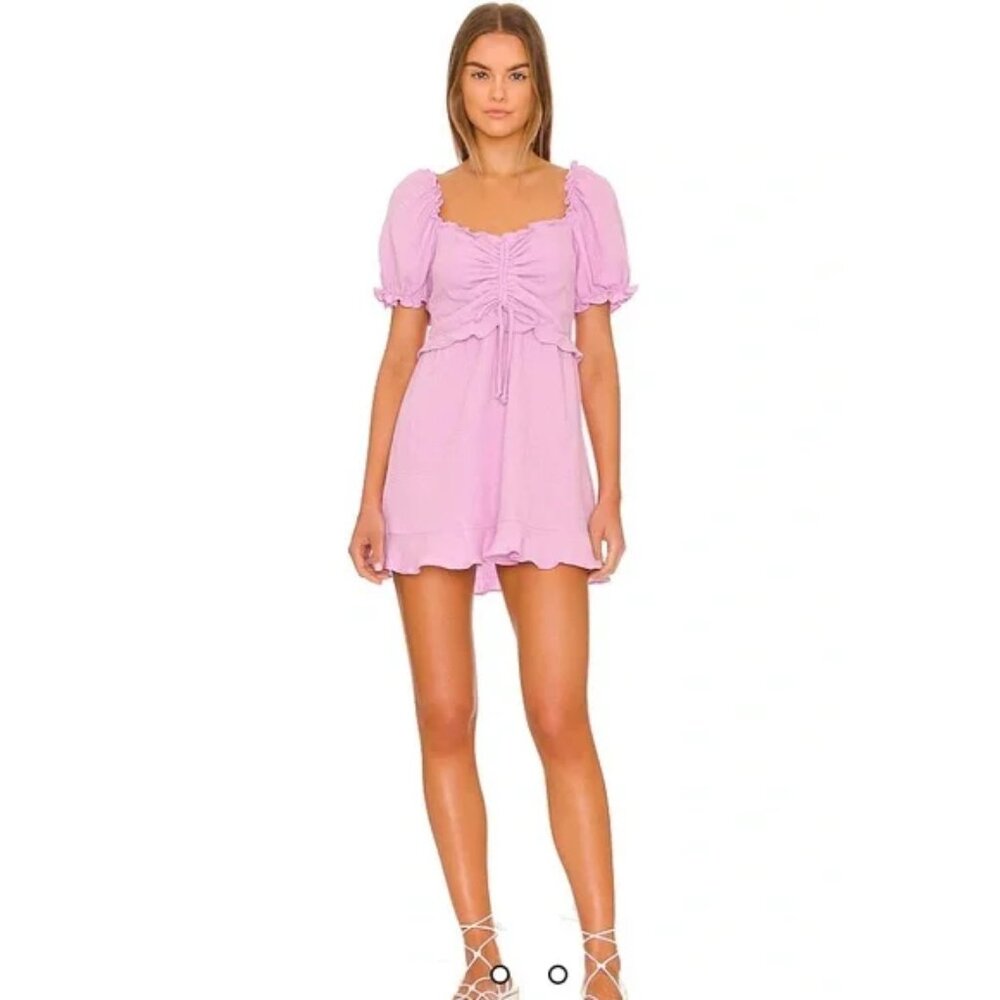 Show Me Your NWT Mumu Sophie Lilac Gauze Dress Sz Medium - Picture 1 of 7